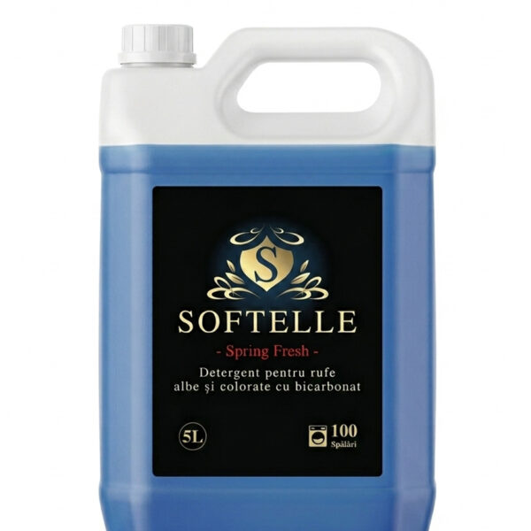 Detergent Spring Fresh pentru rufe albe și colorate 5L – 100 spălări, parfum intens și curățare eficientă