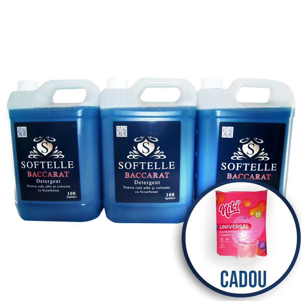 detergent baccarat si cadou